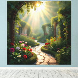 Impressão Em Tela Pfad der Rosen