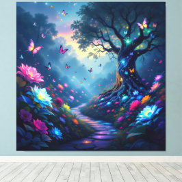 Impressão Em Tela Pfad der Rosen