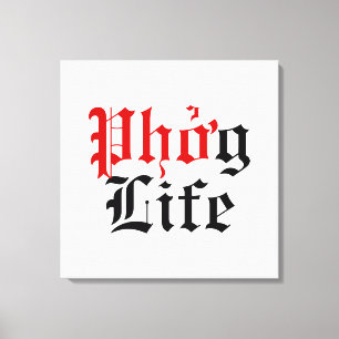 Impressão Em Tela Phở g Life
