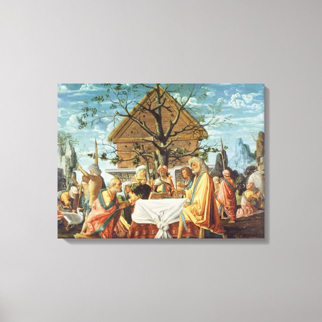 Impressão Em Tela Philemon e Baucis, c.1500 (Frente)