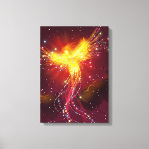Impressão Em Tela Phoenix em vôo