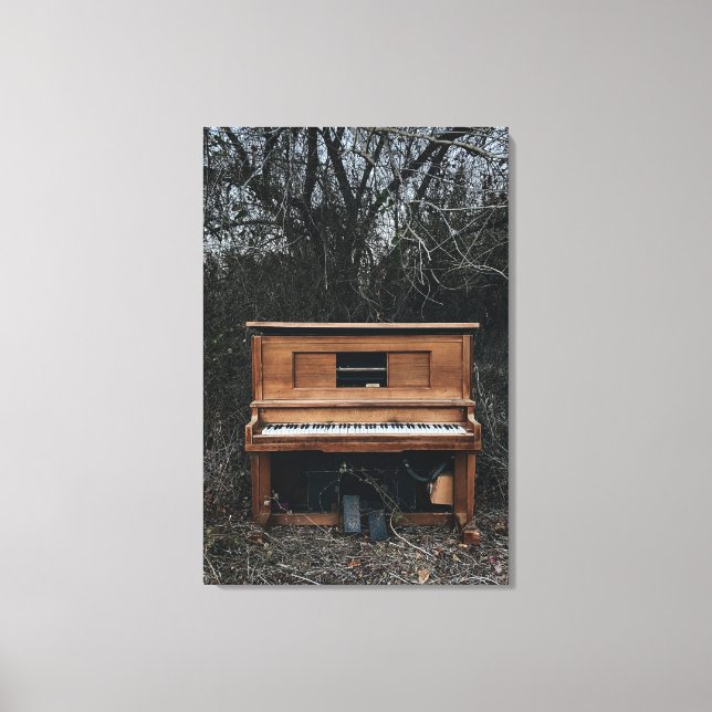 Impressão Em Tela Piano Bonito (Frente)