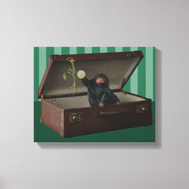 Impressão Em Tela Pickett & Teddy in Briefcase (Frente)