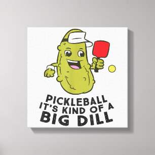 Impressão Em Tela Pickleball É um tipo de pílula grande