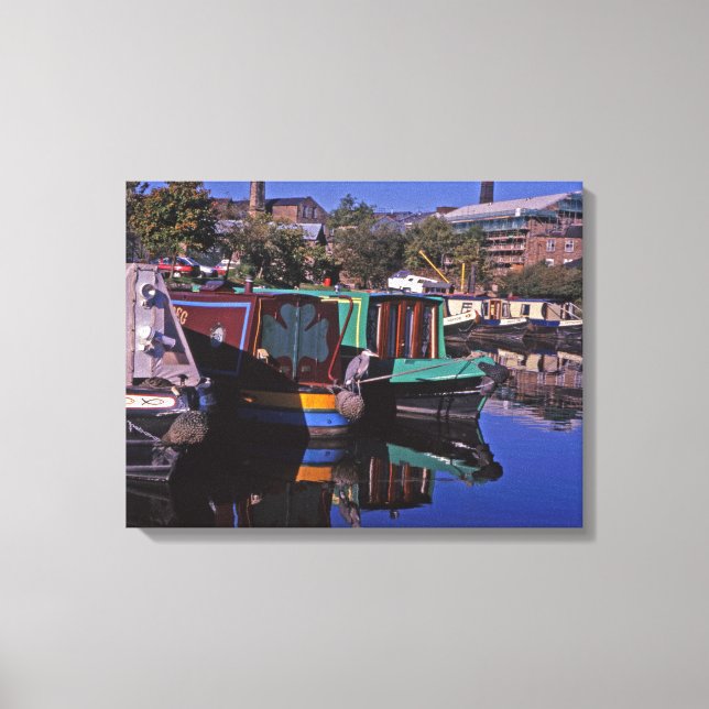 Impressão Em Tela Pico Floreste Canal Derbyshire Inglaterra (Frente)