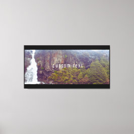 IMPRESSÃO EM TELA PICTURESQUE ALPINE WATERFALL SCENT FOTO KIWI NZ