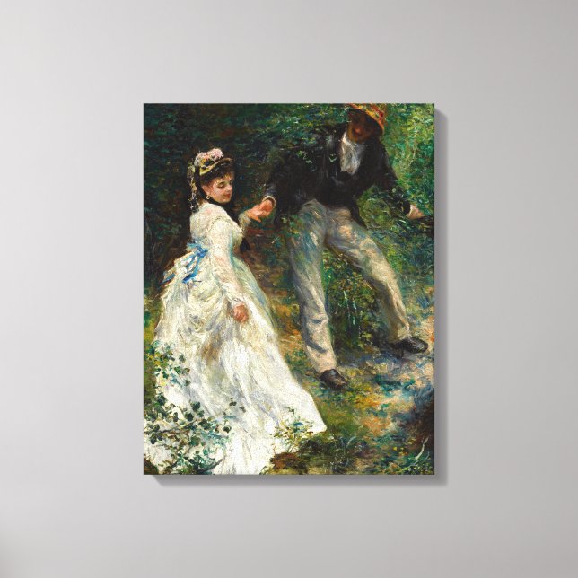 Impressão Em Tela Pierre-Auguste Renoir - La Promenade (Frente)