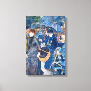 Impressão Em Tela Pierre-Auguste Renoir - Os Guarda-chuvas