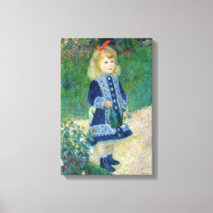 Impressão Em Tela Pierre-Auguste Renoir - Uma Menina com um Regador