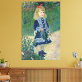 Impressão Em Tela Pierre Auguste Renoir Uma Rapariga com Uma Puta De