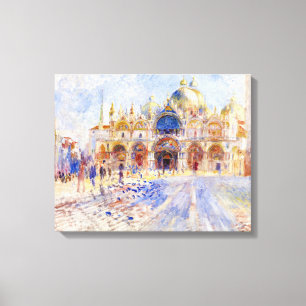 Impressão Em Tela Pierre-Auguste Renoir - Veneza, Praça de São Marco