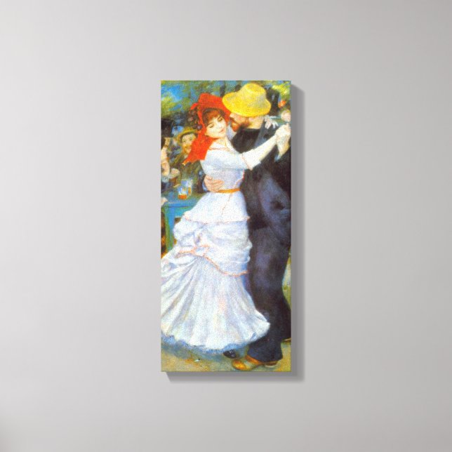 Impressão Em Tela Pierre Renoir - Dança em Bougal (Frente)