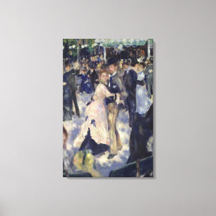Impressão Em Tela Pierre um la Galette de Renoir Le Moulin de
