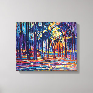 Impressão Em Tela Piet Mondrian - Bosque perto de Oele Pintura de Ar