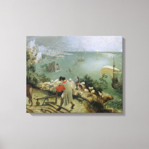 Impressão Em Tela Pieter Bruegel a pessoa idosa - queda da paisagem