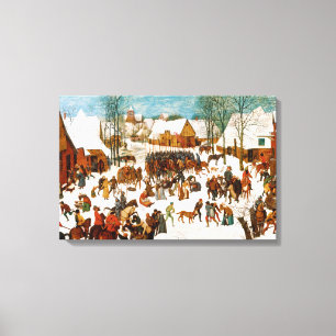 Impressão Em Tela Pieter Bruegel, o Massacre dos Idosos