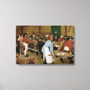 Impressão Em Tela Pieter Bruegel, o Velho - Casamento Camponês