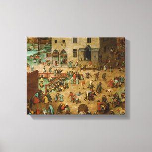 Impressão Em Tela Pieter Bruegel, o Velho - Jogos Infantis