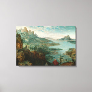 Impressão Em Tela Pieter Bruegel - Paisagem com voo para o Egito