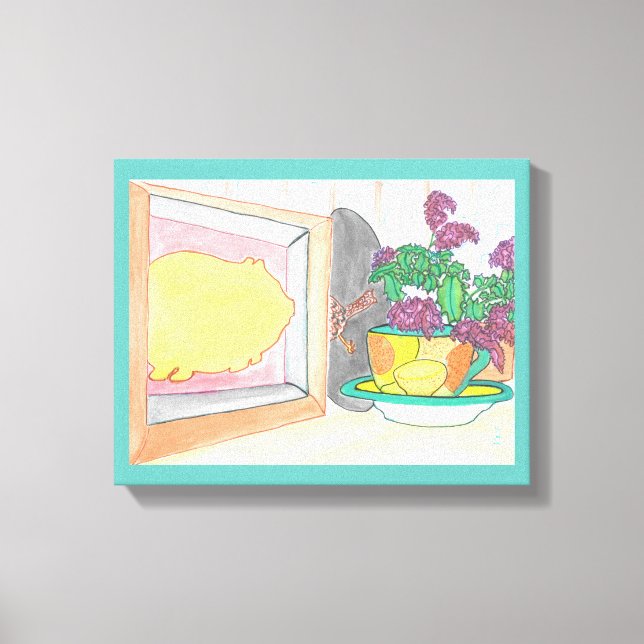 Impressão Em Tela Pig Cookie (Frente)