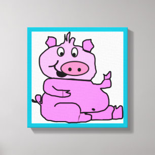 Impressão Em Tela PIGGY bobo
