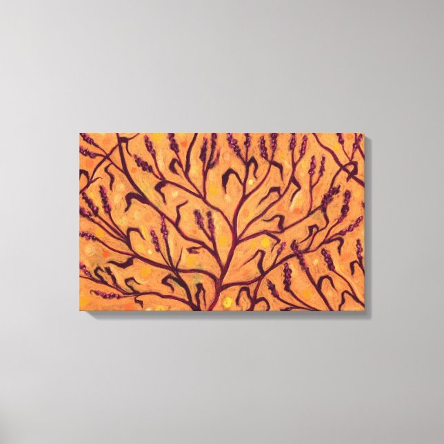 Impressão Em Tela Pimentos de Água Flores de Areia Flores (Frente)