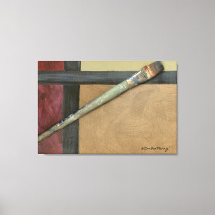 Impressão Em Tela Pincel de Artista