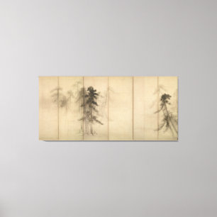 Impressão Em Tela Pine Trees por Hasegawa Tohaku no século 16