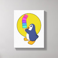 Pinguim com Sorvete
