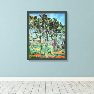 Impressão Em Tela Pinheiro com Viaduto por Paul Cezanne, Arte Antiga