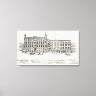 Impressão Em Tela Pinho e Califórnia do lado oeste de Montgomery