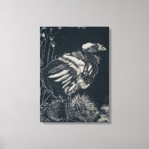 Pintinho de pássaro emergindo de seu ninho (por Ja