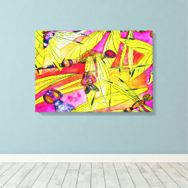 Impressão Em Tela Pintor de aquarela de Dragonfly