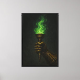 Impressão Em Tela Pintura a óleo de Rosa mecânico