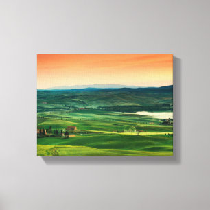 Impressão Em Tela Pintura a óleo em tela de paisagem natural pacífic