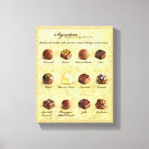 Impressão Em Tela Pintura a óleo na coleção de trufas