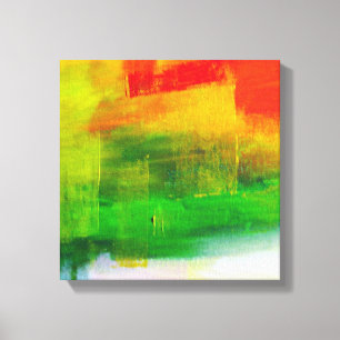 Impressão Em Tela Pintura Abstrata