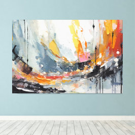Impressão Em Tela Pintura abstrata