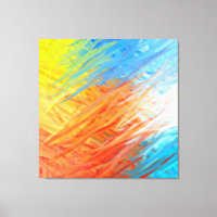 Pintura Abstrato de várias cores 4