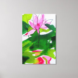 Impressão Em Tela pintura aquarela abstrato