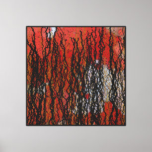 Impressão Em Tela Pintura Contemporânea Abstrata