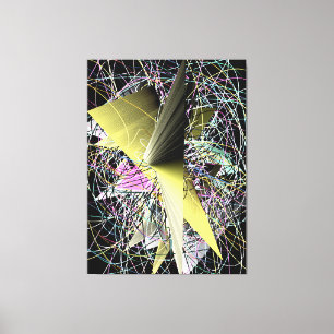 Impressão Em Tela Pintura Contemporânea Abstrata 