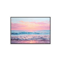 Pintura da Paisagem Marítima do Pôr do Sol no Ocea