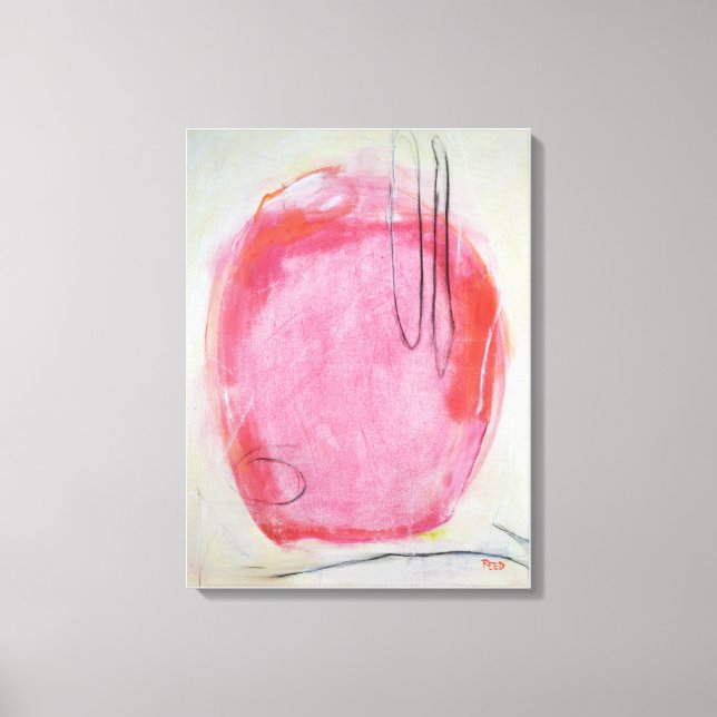 Impressão Em Tela Pintura de Abstrato (Frente)