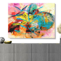 Pintura de Abstrato colorida energética