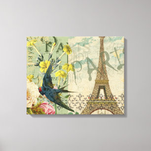 Impressão Em Tela Pintura de Arte Antiquada por Viagem da França de