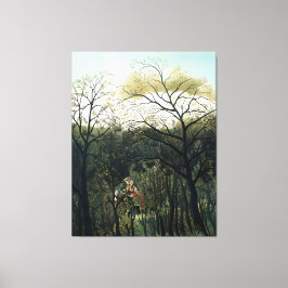 Impressão Em Tela pintura de arte de Henri Rousseau