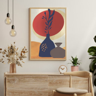 Impressão Em Tela Pintura de Arte em Parede da Bohemia