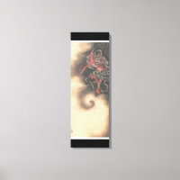 Pintura de demônio japonês antigo