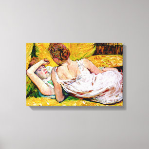 Impressão Em Tela Pintura de dois amigos por Henri de Toulouse-Lautr